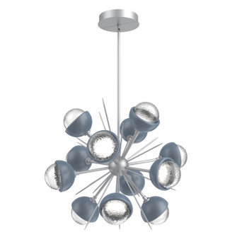 Cabochon LED Chandelier in Classic Silver (404|CHB0093-0A-CS-C-001-L1-BU)