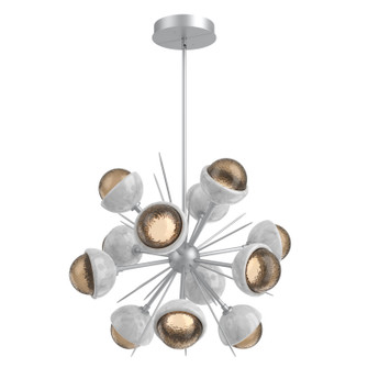 Cabochon LED Chandelier in Classic Silver (404|CHB0093-0A-CS-B-001-L3-WM)