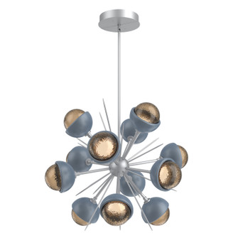 Cabochon LED Chandelier in Classic Silver (404|CHB0093-0A-CS-B-001-L1-BU)