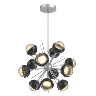 Cabochon LED Chandelier in Classic Silver (404|CHB0093-0A-CS-A-001-L3-MB)