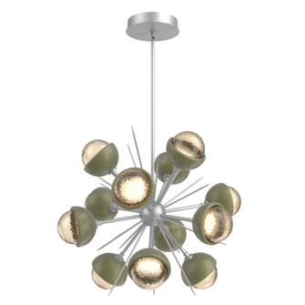 Cabochon LED Chandelier in Classic Silver (404|CHB0093-0A-CS-A-001-L1-GE)