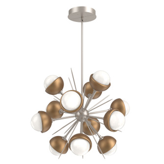 Cabochon LED Chandelier in Beige Silver (404|CHB0093-0A-BS-WL-001-L3-NB)