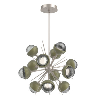 Cabochon LED Chandelier in Beige Silver (404|CHB0093-0A-BS-S-001-L3-GE)