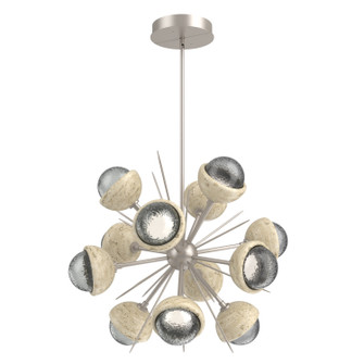 Cabochon LED Chandelier in Beige Silver (404|CHB0093-0A-BS-S-001-L1-TR)