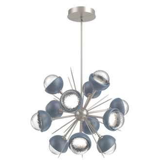 Cabochon LED Chandelier in Beige Silver (404|CHB0093-0A-BS-C-001-L3-BU)