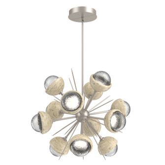 Cabochon LED Chandelier in Beige Silver (404|CHB0093-0A-BS-C-001-L1-TR)