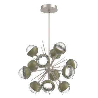 Cabochon LED Chandelier in Beige Silver (404|CHB0093-0A-BS-C-001-L1-GE)