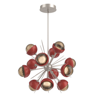 Cabochon LED Chandelier in Beige Silver (404|CHB0093-0A-BS-B-001-L3-RE)