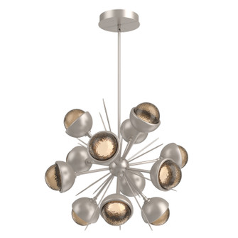 Cabochon LED Chandelier in Beige Silver (404|CHB0093-0A-BS-B-001-L3-MS)