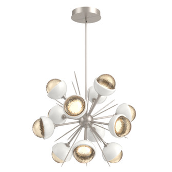Cabochon LED Chandelier in Beige Silver (404|CHB0093-0A-BS-A-001-L3-WI)