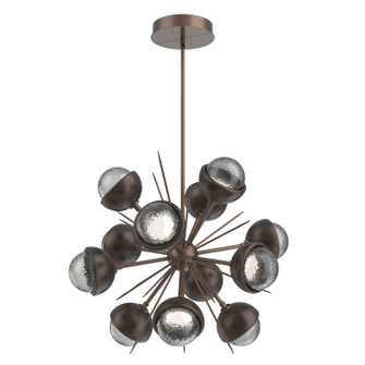 Cabochon LED Chandelier in Burnished Bronze (404|CHB0093-0A-BB-S-001-L3-FB)
