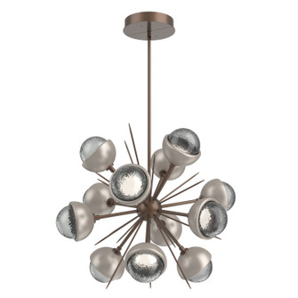 Cabochon LED Chandelier in Burnished Bronze (404|CHB0093-0A-BB-S-001-L3-BS)