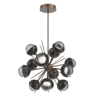 Cabochon LED Chandelier in Burnished Bronze (404|CHB0093-0A-BB-S-001-L1-MB)