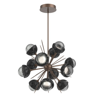 Cabochon LED Chandelier in Burnished Bronze (404|CHB0093-0A-BB-S-001-L1-BM)