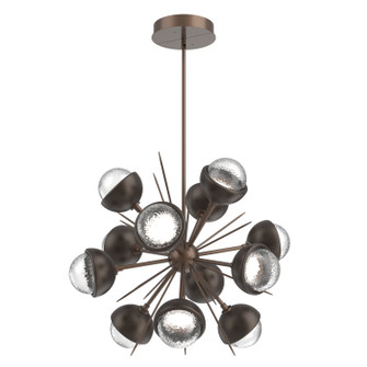Cabochon LED Chandelier in Burnished Bronze (404|CHB0093-0A-BB-C-001-L1-FB)