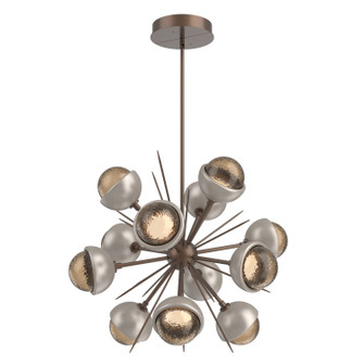 Cabochon LED Chandelier in Burnished Bronze (404|CHB0093-0A-BB-B-001-L3-BS)