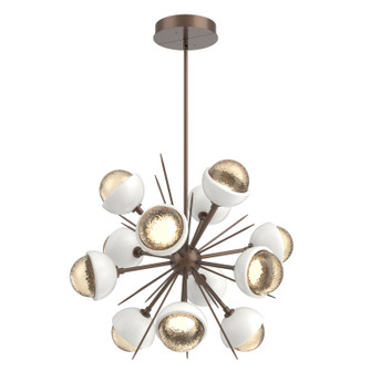Cabochon LED Chandelier in Burnished Bronze (404|CHB0093-0A-BB-A-001-L1-WI)