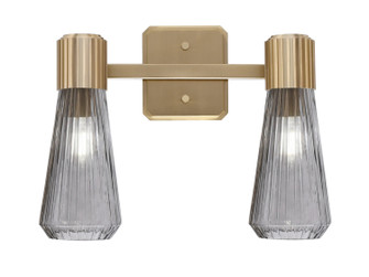 Everleigh Two Light Bath Bar in New Age Brass (200|4822-NAB-882)