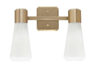 Everleigh Two Light Bath Bar in New Age Brass (200|4822-NAB-881)
