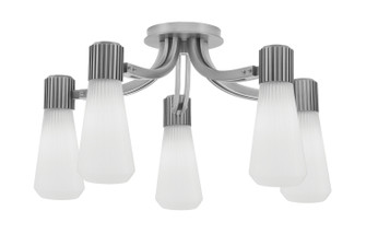 Everleigh Five Light Semi-Flush Mount in Graphite (200|4817-GP-881)