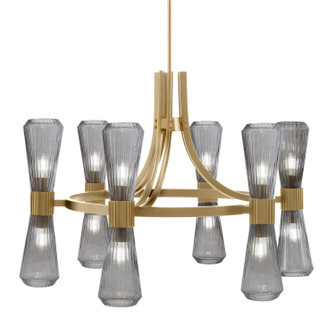 Everleigh 12 Light Chandelier in New Age Brass (200|4806-NAB-882)