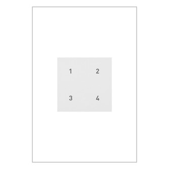 adorne Wired Smart Scene Controller with Netatmo in White (246|WNACB46W1)