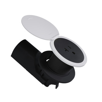 radiant Kitchen Countertop Outlet Lid W in Matte White (246|CP498LMW)
