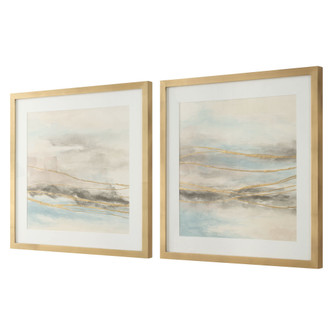 So Golden Landscape Prints Set/2 in Gold (52|32461)