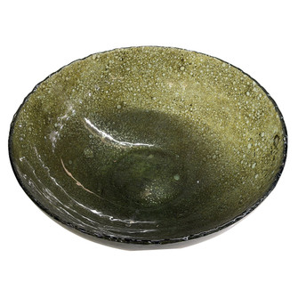 Veridian Shimmer Bowl in Blue, Green, And Earthy Brown (52|18306)