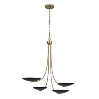 Palmela Four Light Chandelier in Champagne Bronze (12|52855CPZBK)