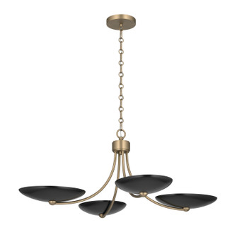 Palmela Four Light Chandelier/Semi Flush in Champagne Bronze (12|52854CPZBK)