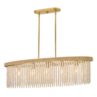 Indra LED Linear Pendant in Lacquered Brass (13|48605LCB)