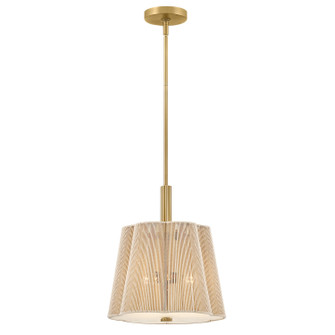 Sasha LED Pendant in Lacquered Brass (13|48587LCB)