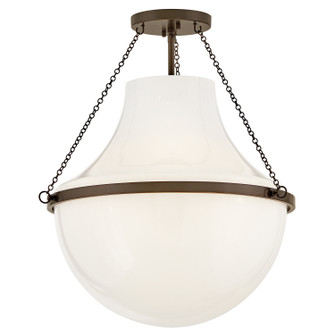 Collins LED Semi-Flush Mount in Heritage Bronze (13|46893HZ)