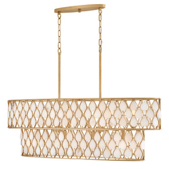 Estie LED Linear Pendant in Piastra Gold (138|FR41509PI)