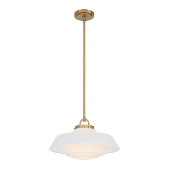 Xander One Light Pendant in Vibrant Gold (60|XAN-8006-VG-WH)