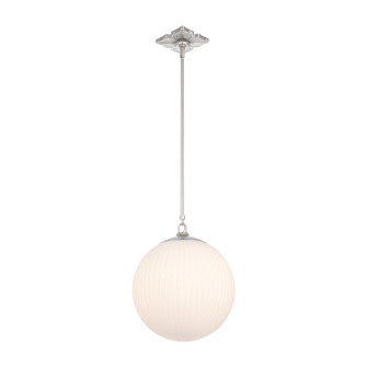 Orly One Light Pendant in Polished Nickel (60|ORY-1007-PN-WH)