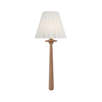 Jules LED Wall Sconce in Aged Brass + Wood (60|JLS-2901-AG-WD)