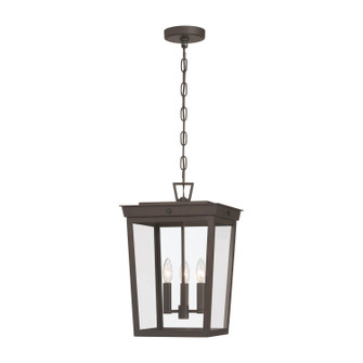 Belmont Three Light Outdoor Pendant in Twilight Bronze (60|BEL-A8065-TZ)