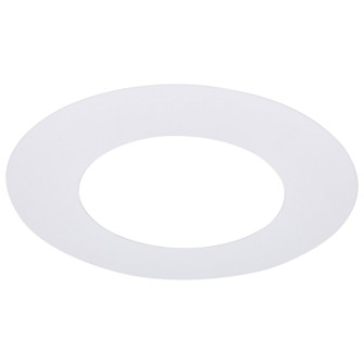 8-Inch Flat Goof Ring for Commercial Downlights in Matte White (230|S13542)