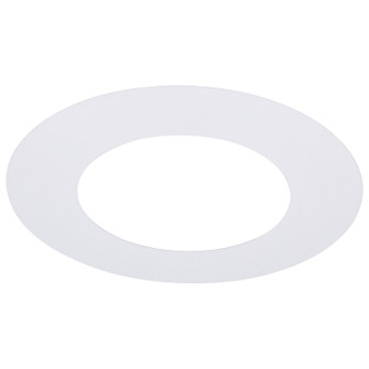 6-Inch Flat Goof Ring for Commercial Downlights in Matte White (230|S13541)