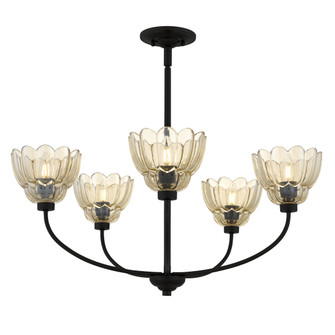 Whitecap Five Light Chandelier in Mottled Cocoa (10|WHP5028MC)