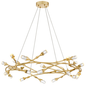 Cora LED Pendant in Gold Leaf (10|PCCOR2832GFL)