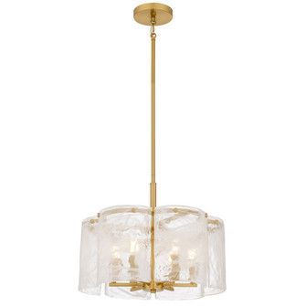 Maisie Six Light Pendant in Brushed Gold (10|MAI2818BRG)