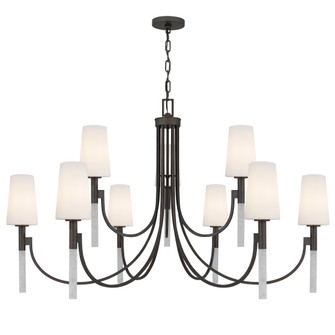 Eloura Nine Light Chandelier in Iron Gate (10|ELOU5048IN)