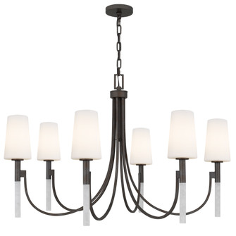 Eloura Six Light Chandelier in Iron Gate (10|ELOU5040IN)