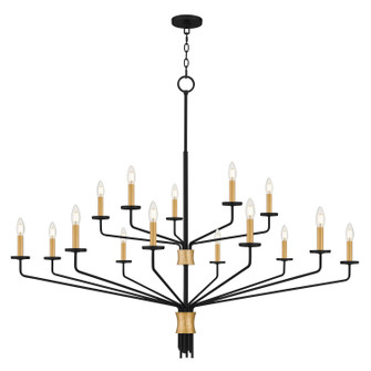 Alexander 15 Light Chandelier in Matte Black (10|ALEX5055MBK)