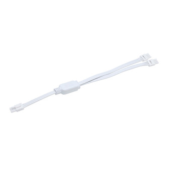 Y-Splitter for Under Cabinet LED Fixtures in White (72|63-519)