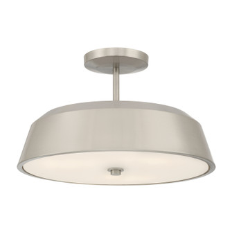 Trellwyn Three Light Semi-Flush Mount in Brushed Nickel (7|12625-84)