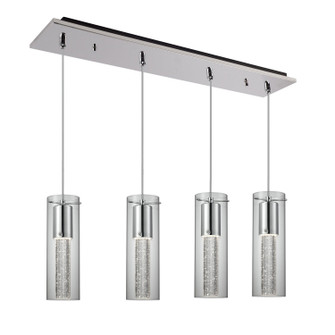 Champagne LED Pendant in Chrome (347|MP4401CH-04)